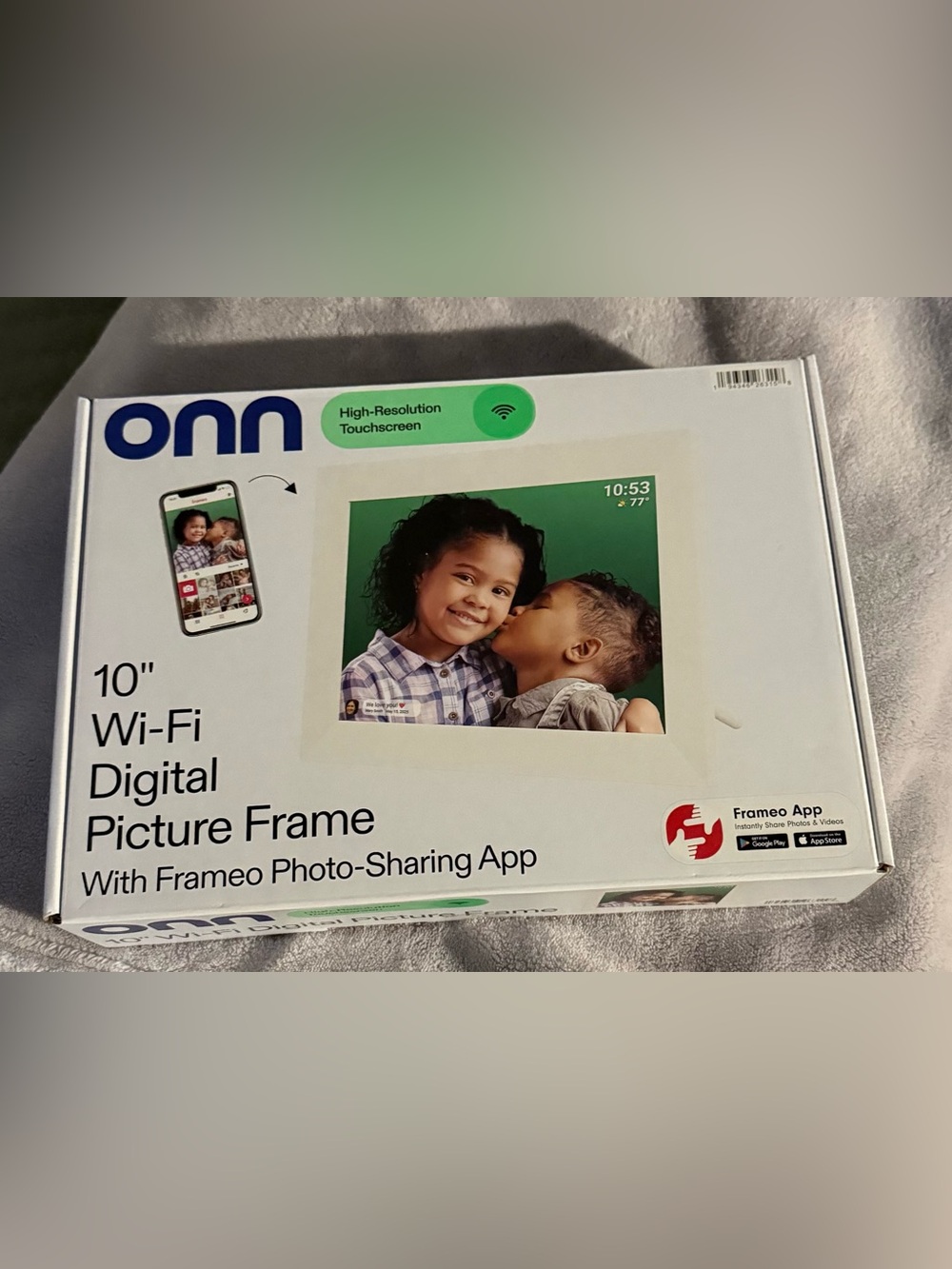 ✨NIB Onn Digital 10-inch Picture Frame- Brand New & Factory Sealed.✨
